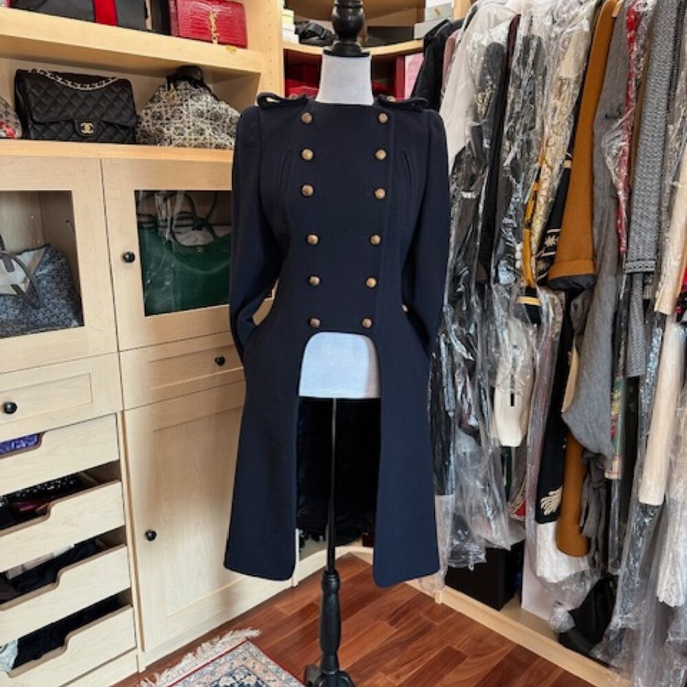Alexander McQueen Navy Blue Size 40 /Jacket/Coat